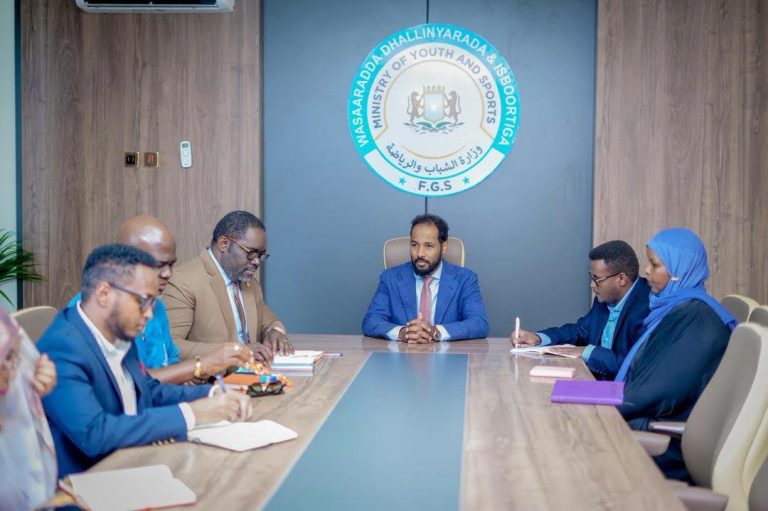 WAKIILKA CUSUB EE UNFPA SOMALIA OO BOOQASHO RASMI AH KU YIMID WASAARADDA DHALLINYARADA IYO ISBOORTIGA XFS.