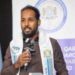 Munaasabadda daahfurka Sharciga Caddaaladda Da’yarta Soomaaliyeed, oo uu ka qaybgalay Wasiirka Wasaaradda Dhallinyarada iyo Ciyaaraha Xukuumadda Federaalka Soomaaliya.